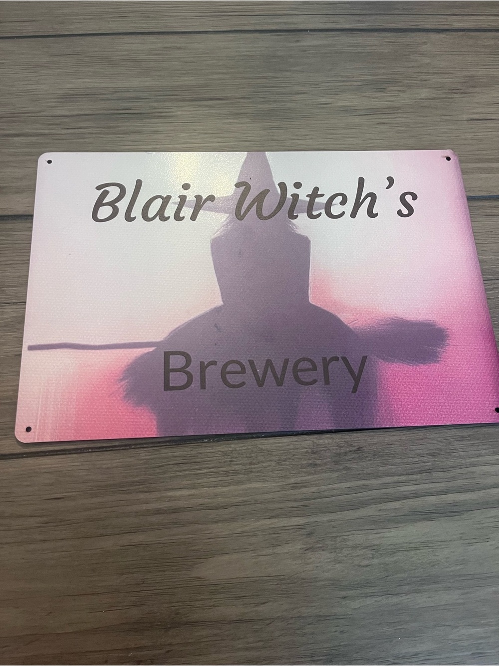 Halloween witch sign